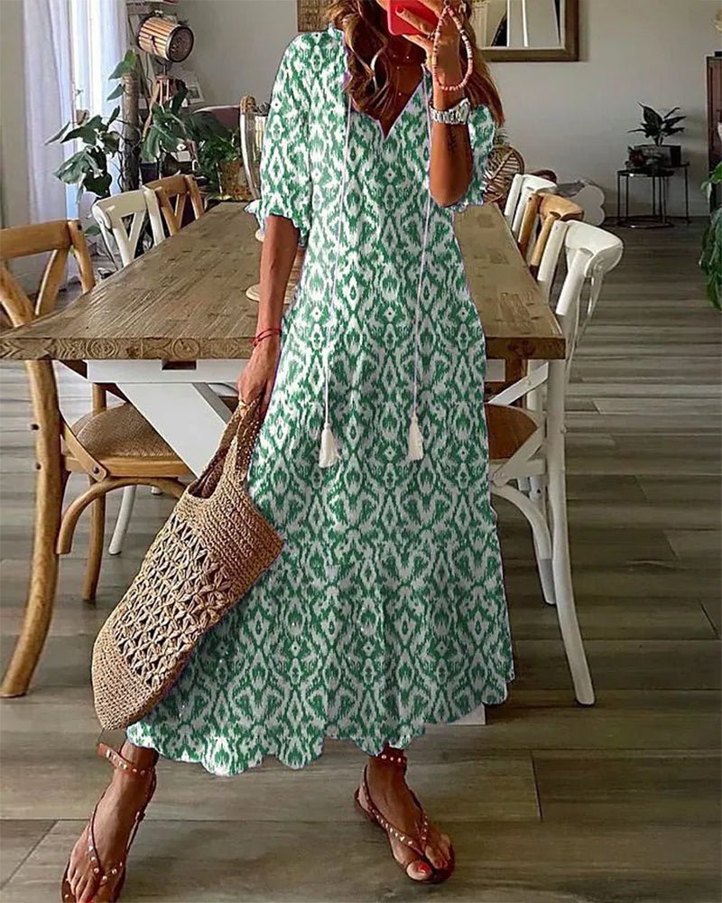 BEAUMONT NICE | ROBE MIDI BOHO POUR FEMMES