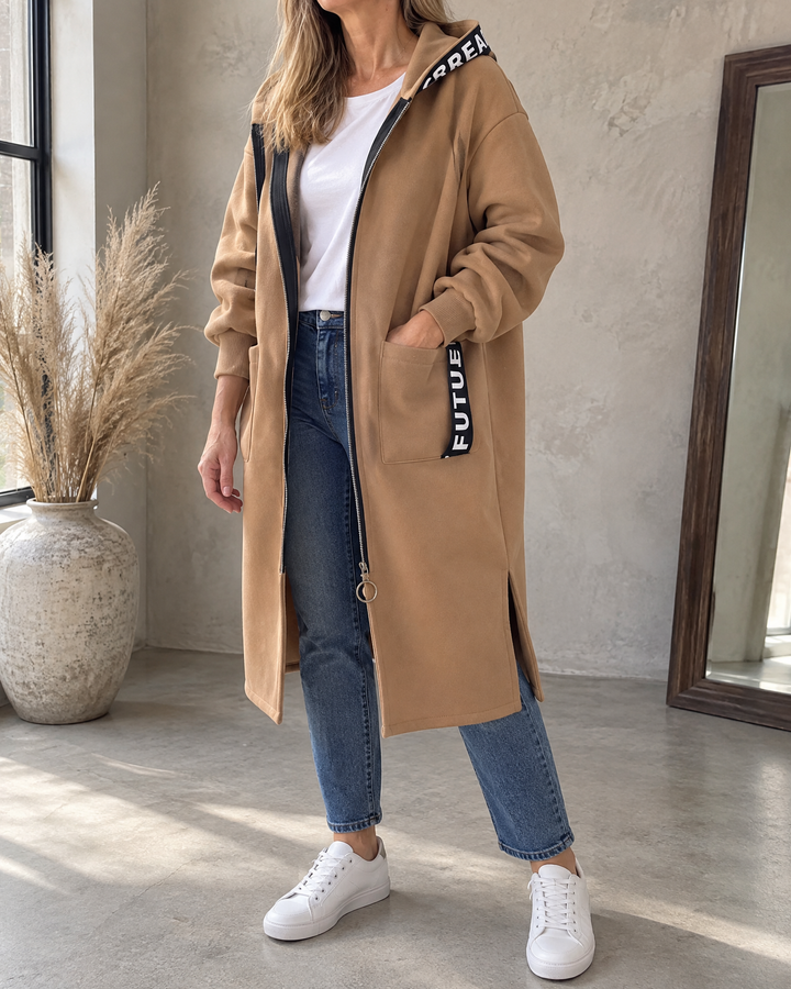 BEAUMONT NICE | MANTEAU LONG À CAPUCHE POUR FEMMES