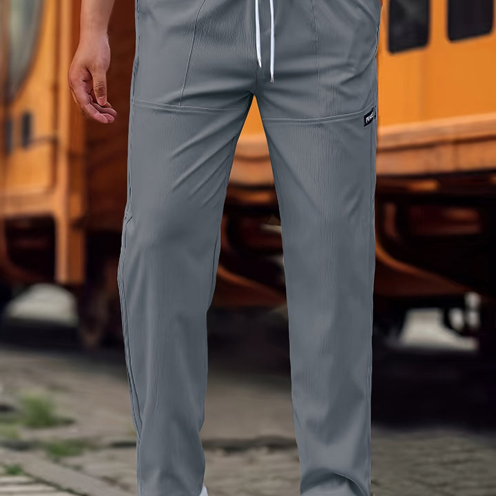 STRAIGHT CUT TROUSERS FOR MEN