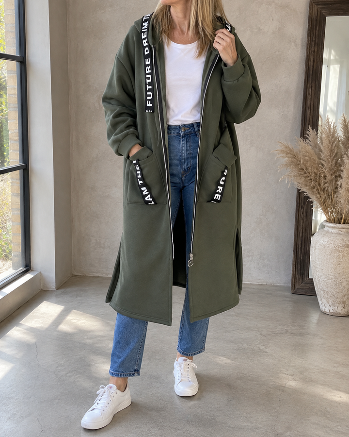 BEAUMONT NICE | MANTEAU LONG À CAPUCHE POUR FEMMES