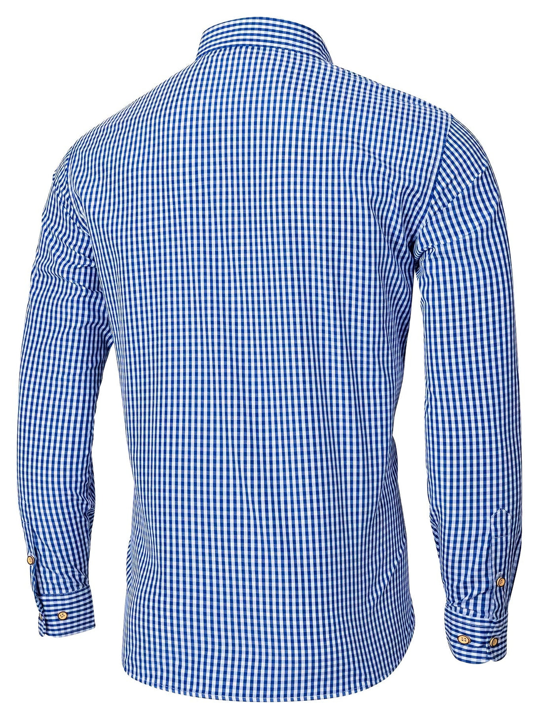 PLAID BUTTON-UP SHIRT FOR MEN