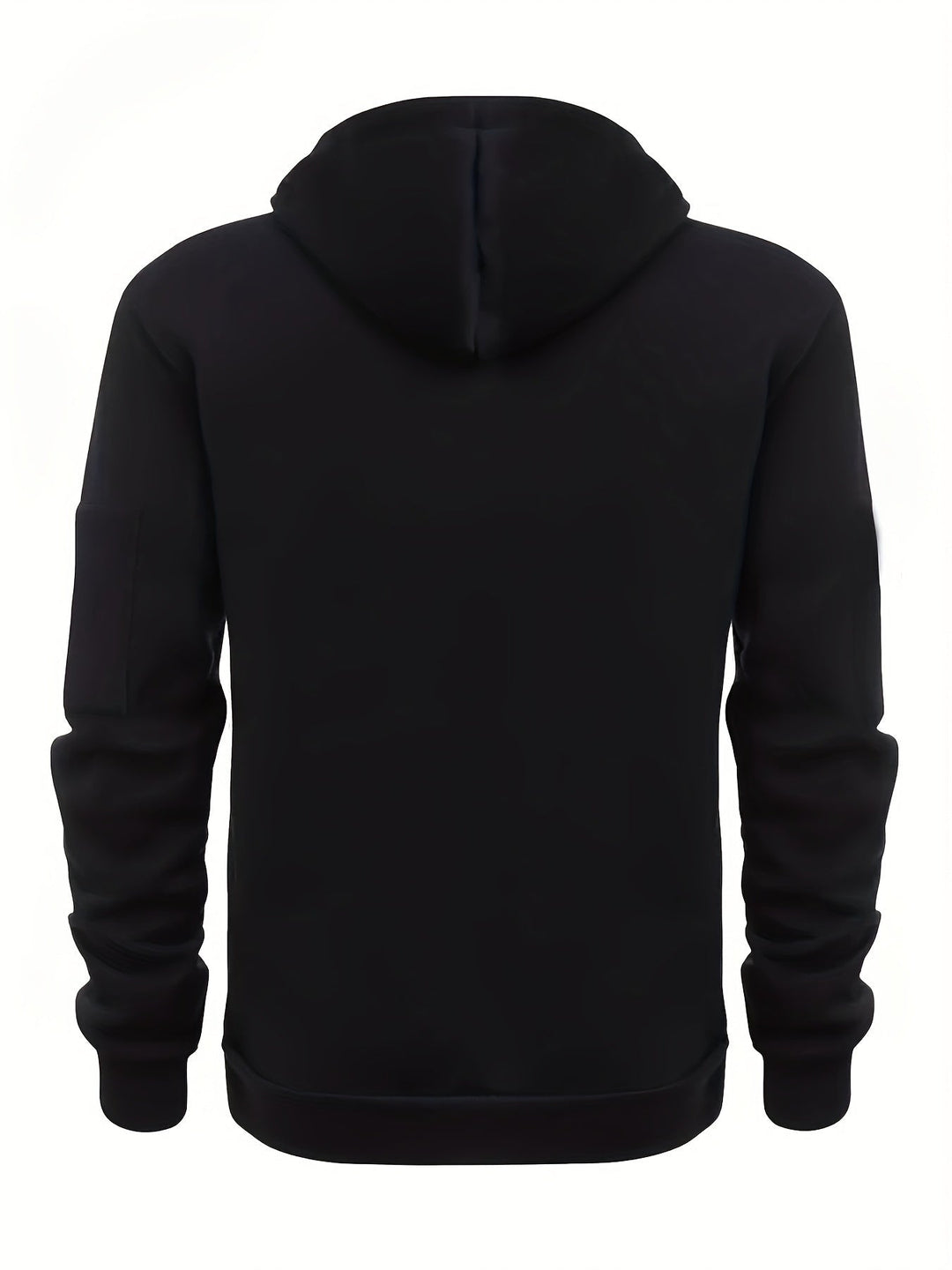 SOLID ZIP HOODIE FOR MEN
