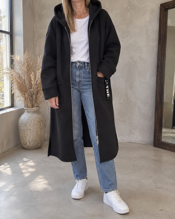 BEAUMONT NICE | MANTEAU LONG À CAPUCHE POUR FEMMES