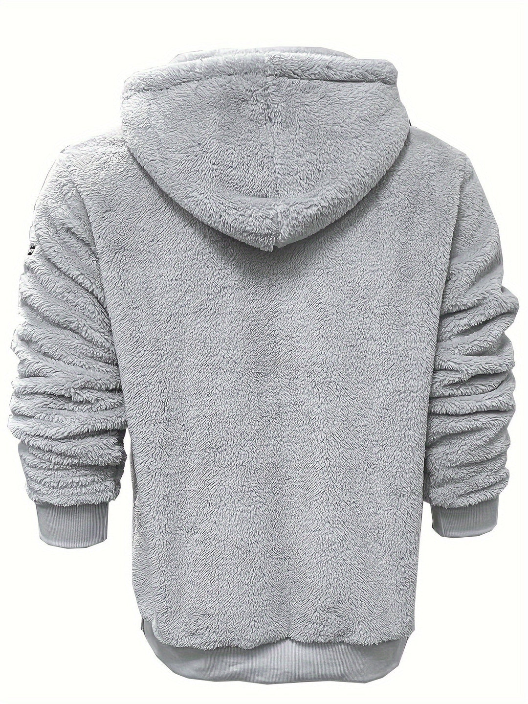PLUSH HOODED ZIP HOODIE FOR MEN