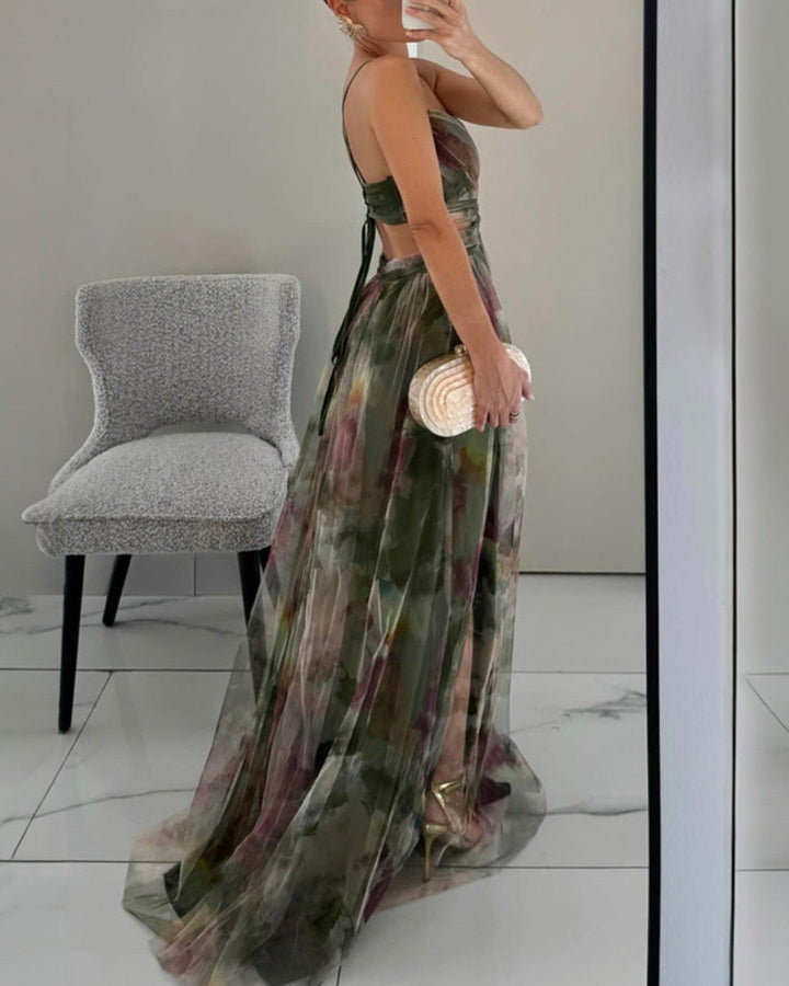 BEAUMONT NICE | ROBE MAXI FLORALE POUR FEMMES