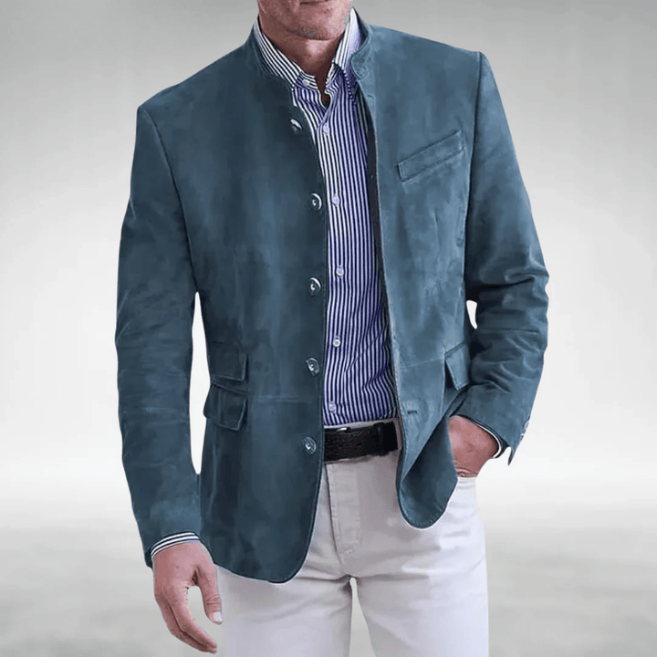 BRUSHED SUEDE JACKET FOR MEN