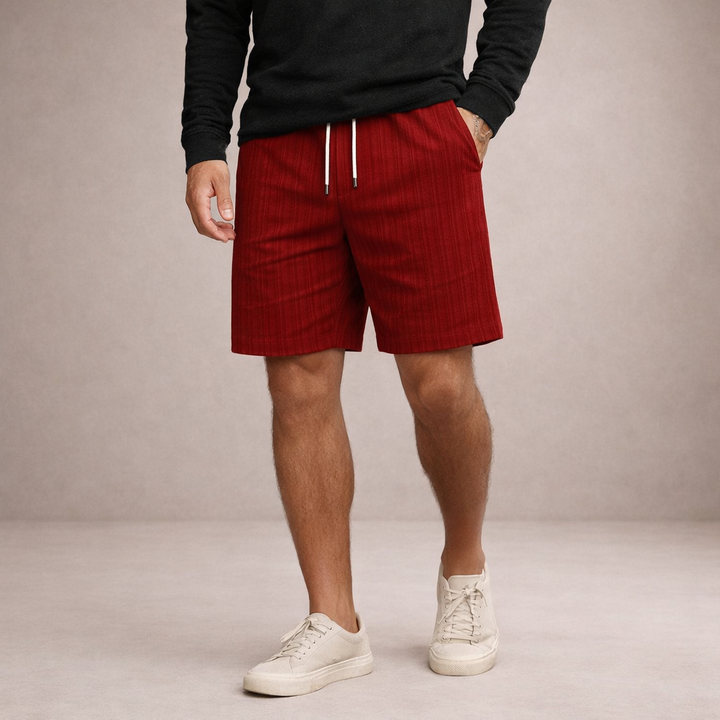 STRAIGHT HEM SHORTS FOR MEN