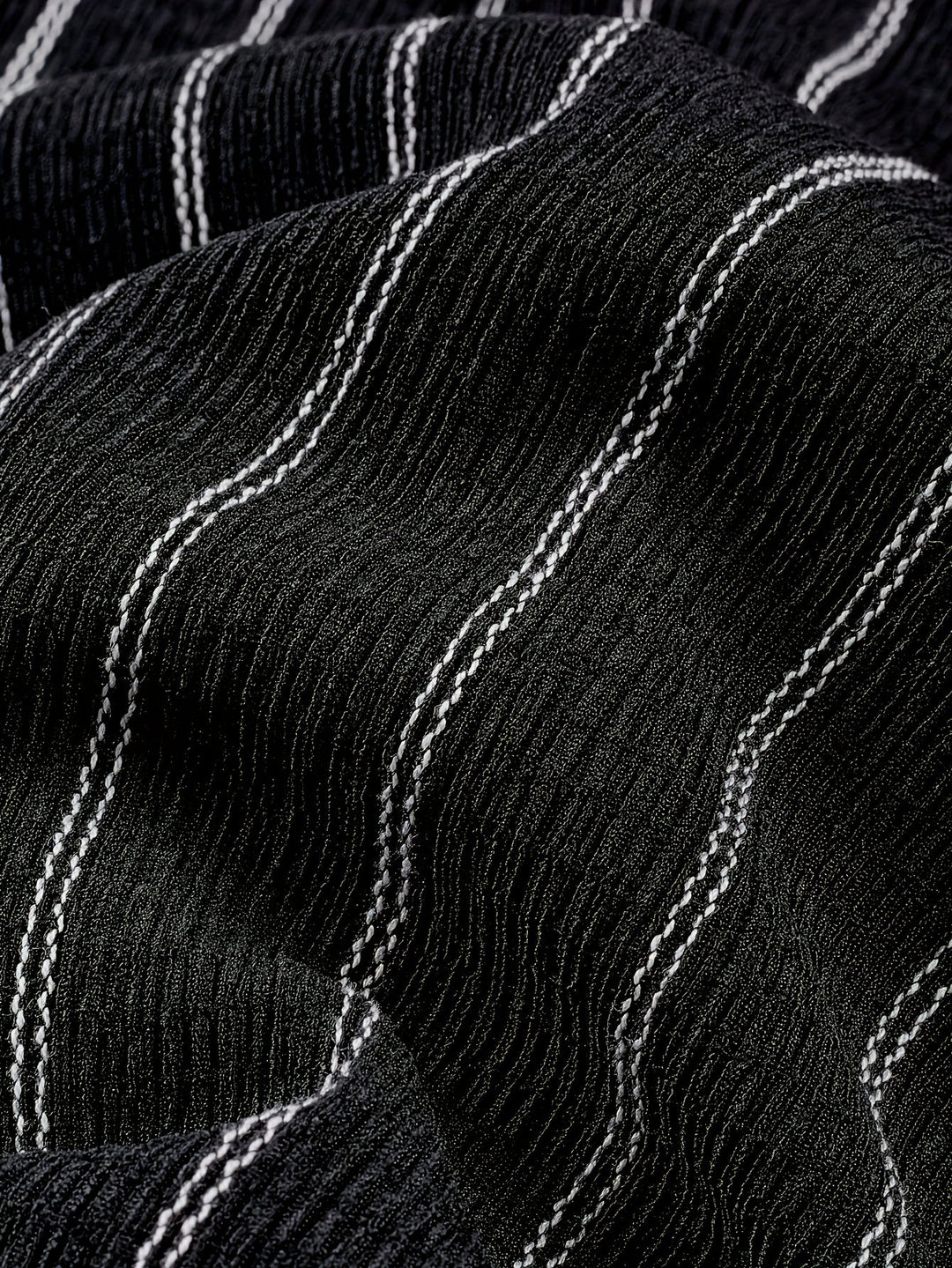 STRIPED KNIT HENLEY FOR MEN