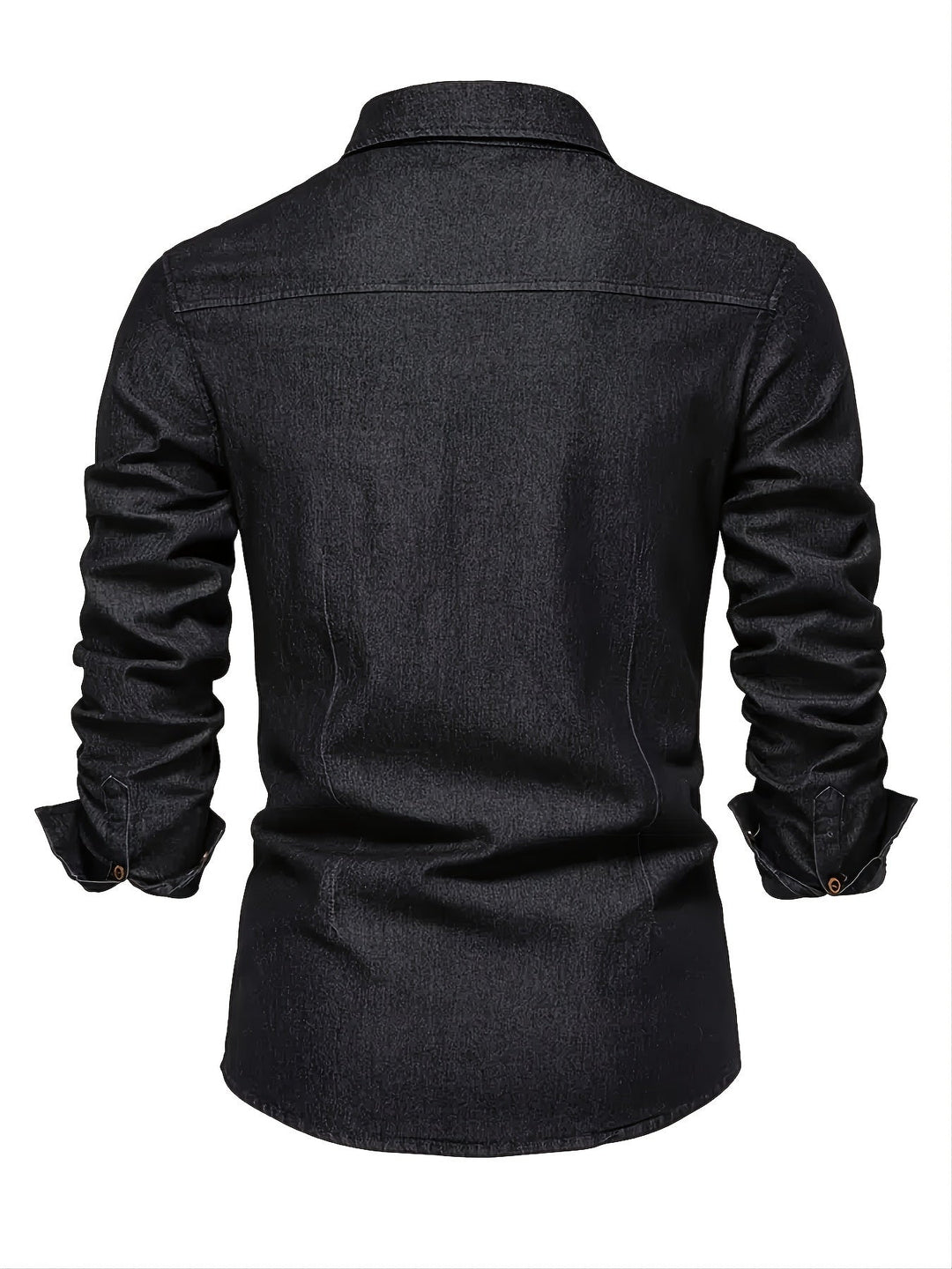 DENIM LONG-SLEEVED SHIRT FOR MEN