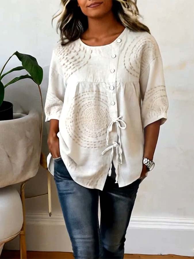 BEAUMONT NICE | TOP BRODÉ CLASSIQUE POUR FEMME