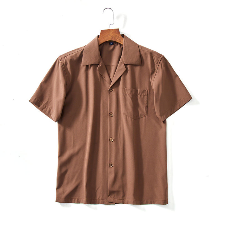 CUBAN COLLAR SUMMER SHIRT FOR MEN