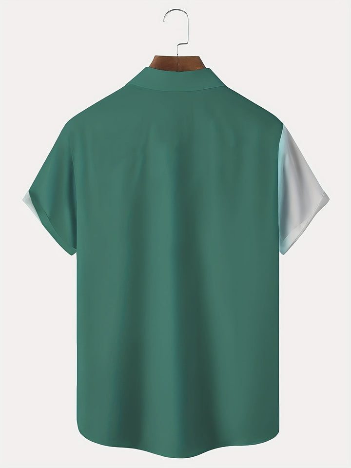 GRADIENT PRINT SHIRT FOR MEN