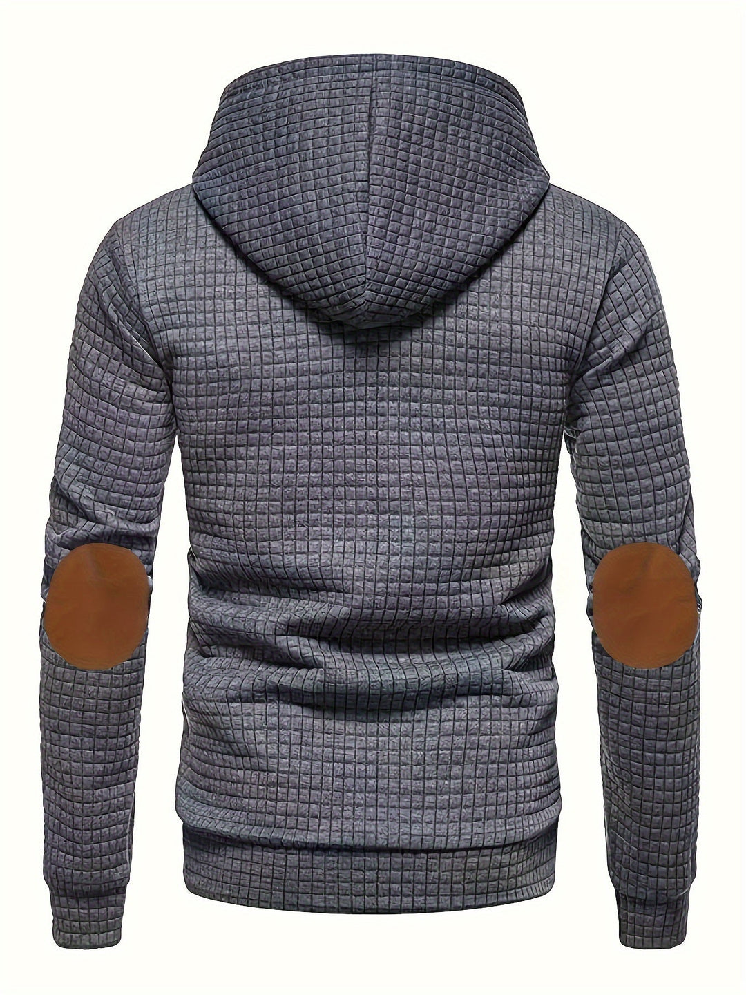 CHECKERED HOODED SWEATSHIRT FOR MEN
