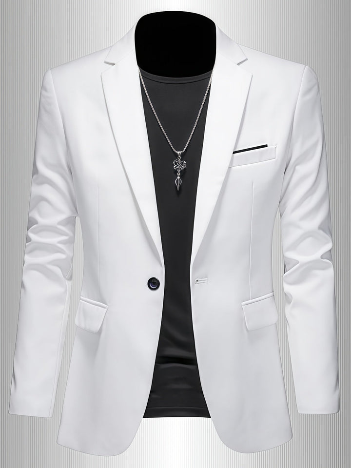 SKINNY LAPEL BLAZER FOR MEN