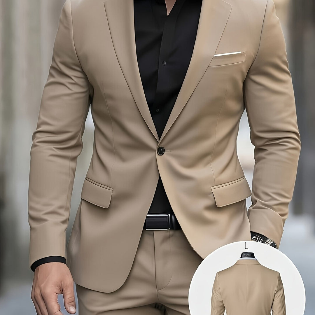 POLYESTER SUIT SET FOR MEN