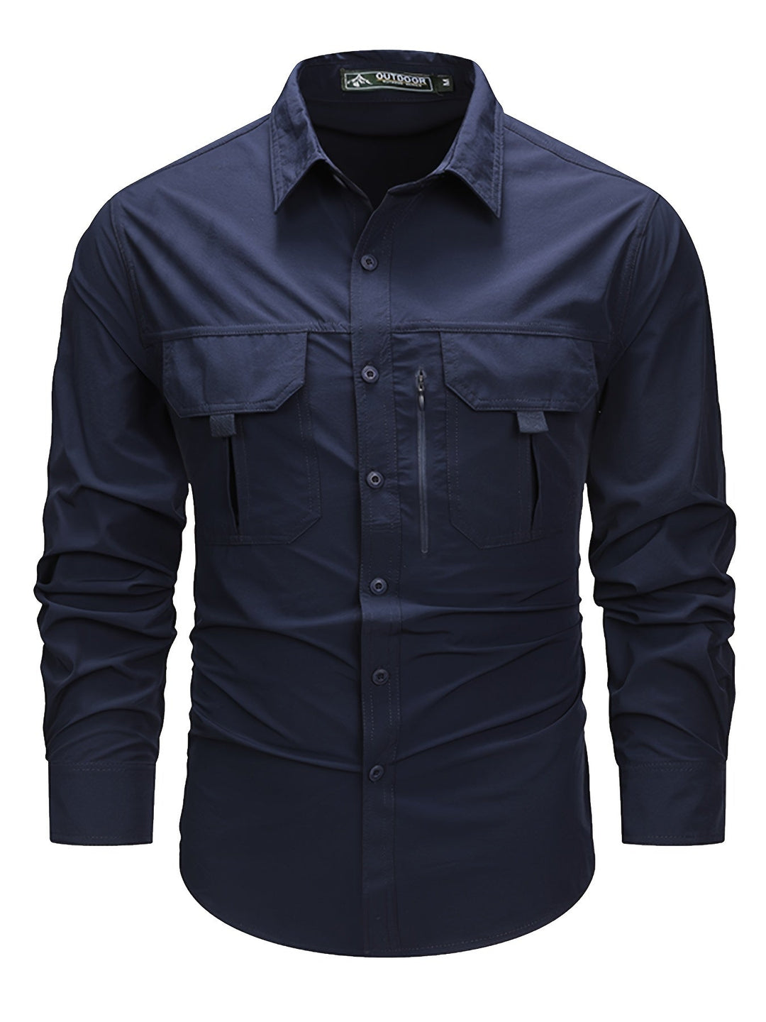 LONG SLEEVE CARGO SHIRT FOR MEN