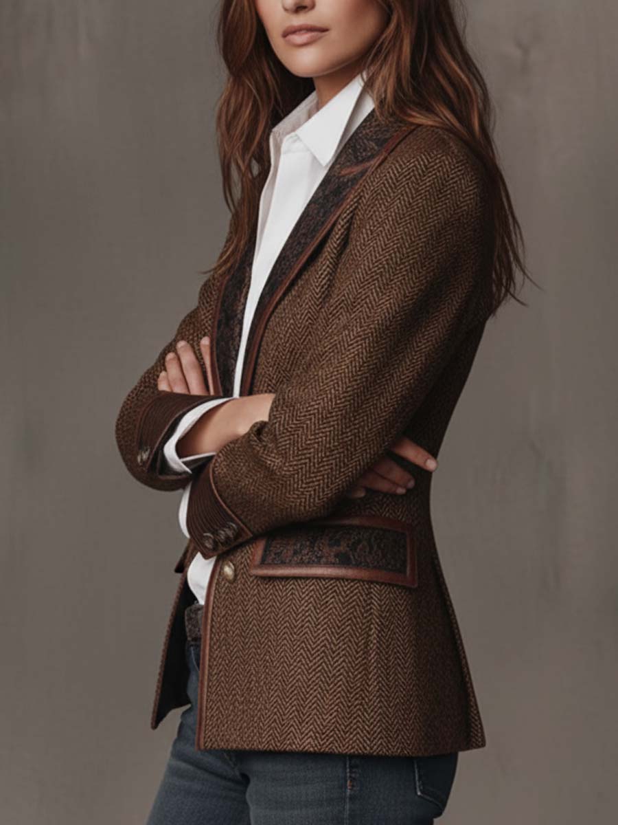 BEAUMONT NICE | BLAZER STRUCTURÉ ARTISTIQUE POUR FEMMES