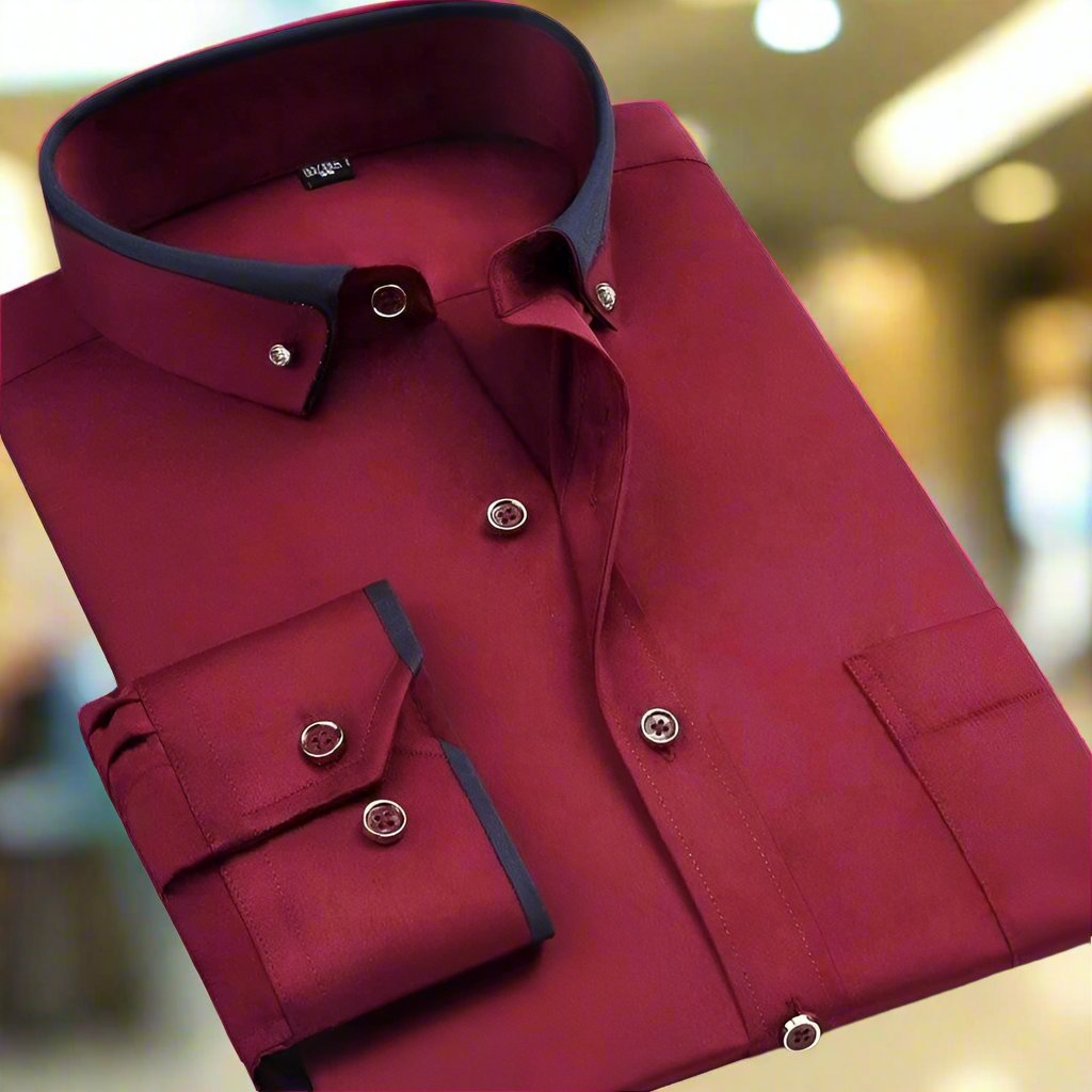 Chemise boutonnée à manches longues