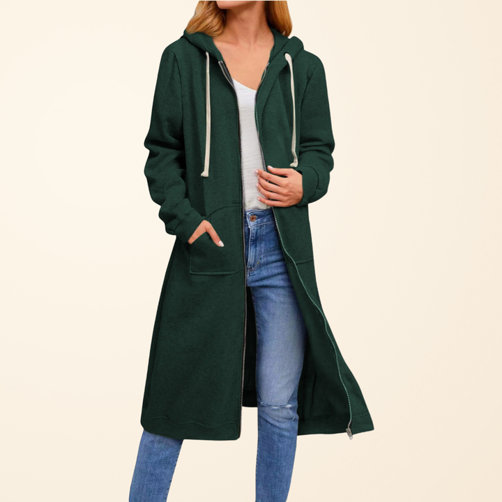 BEAUMONT NICE | GILET LONGUE EN ZIP DÉTENDUE POUR FEMMES