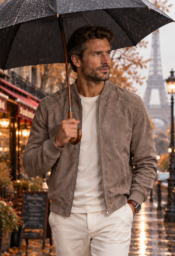 Veste en suédine Bracken