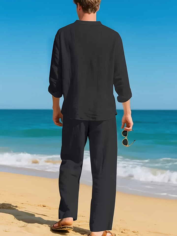 LOOSE LINEN SET FOR MEN