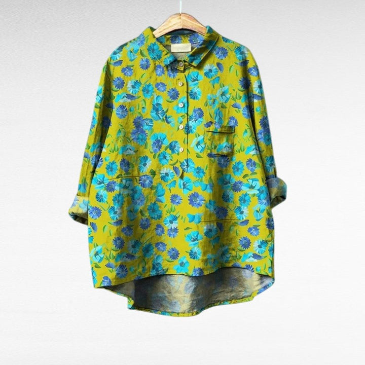 BEAUMONT NICE | BLOUSE FLEURS VIVES POUR FEMMES