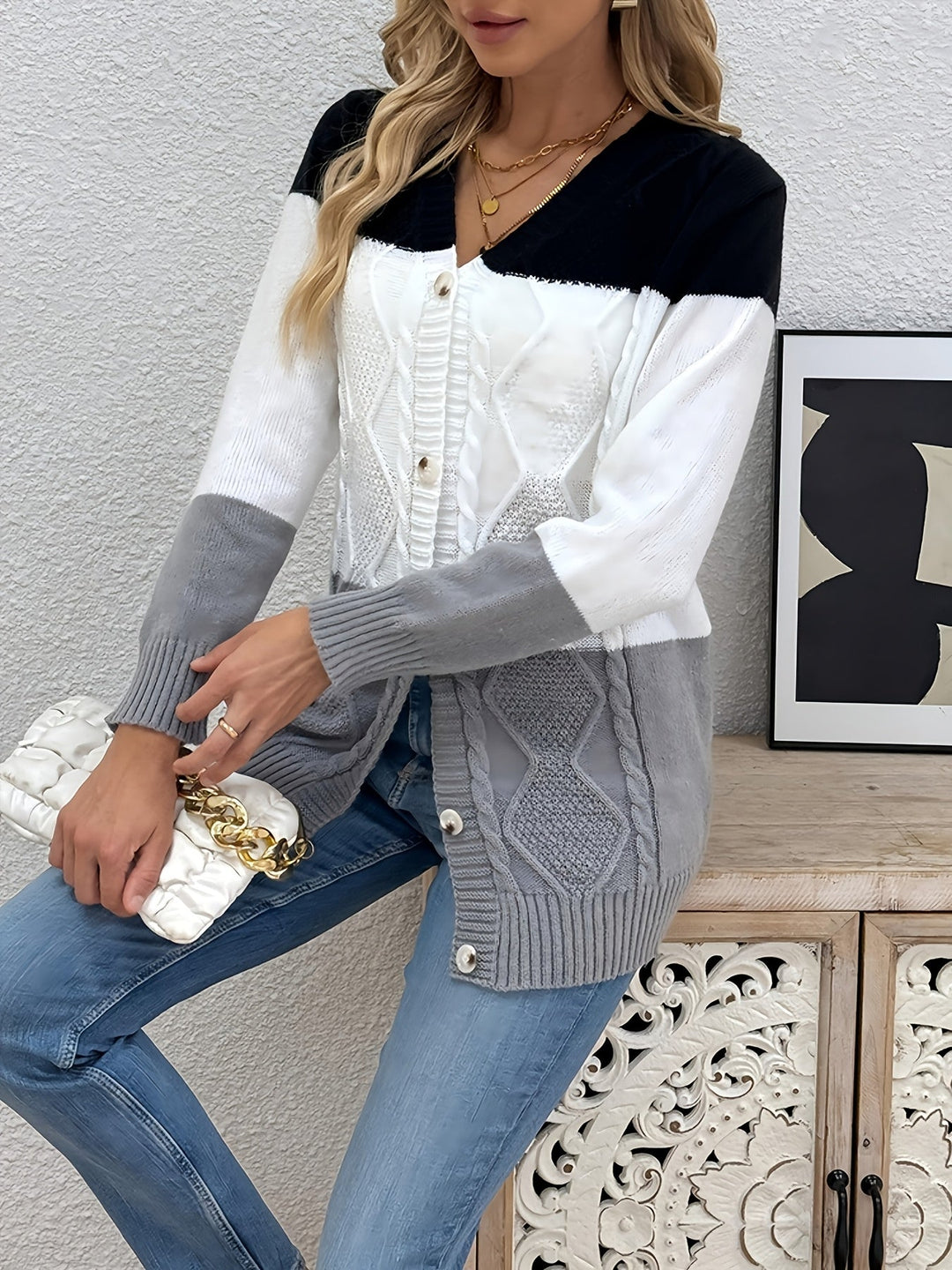 BEAUMONT NICE | GILET PATCHWORK POUR FEMMES