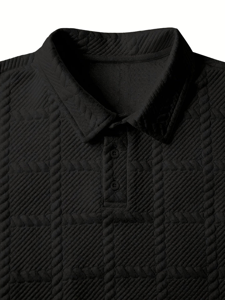 JACQUARD POLO SHIRT FOR MEN