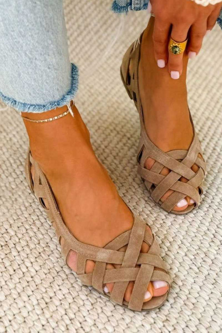 BEAUMONT NICE | SANDALES D'ÉTÉ TRESSÉES POUR FEMMES