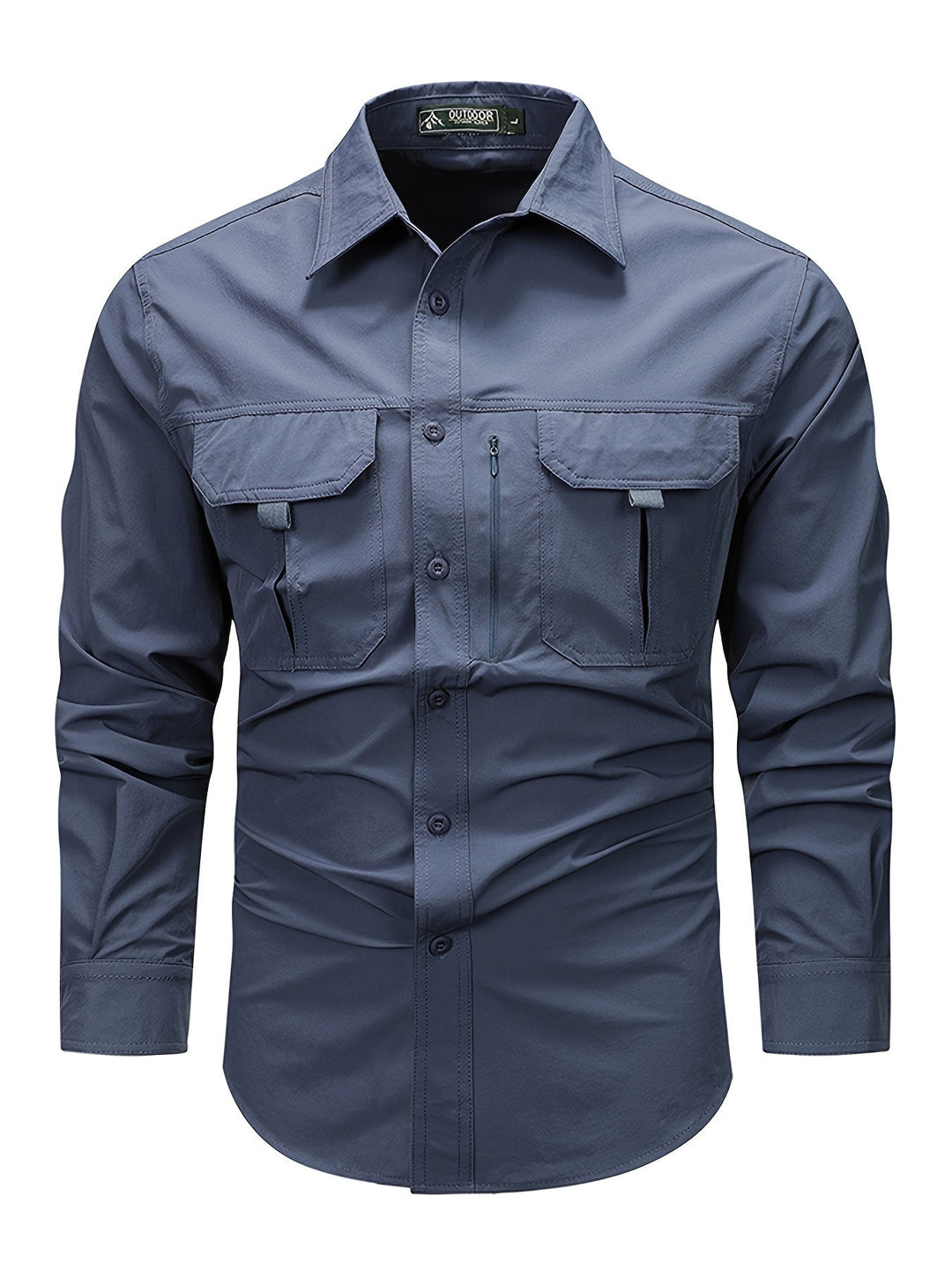 LONG SLEEVE CARGO SHIRT FOR MEN