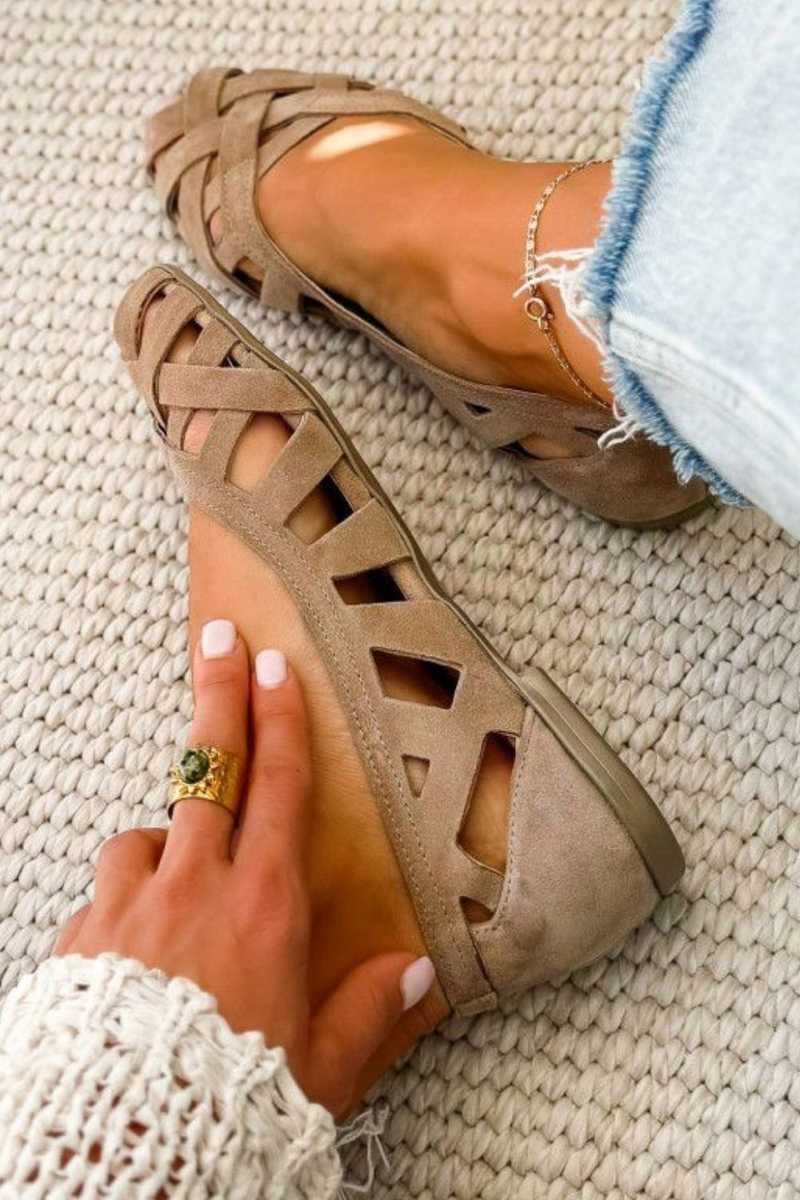 BEAUMONT NICE | SANDALES D'ÉTÉ TRESSÉES POUR FEMMES