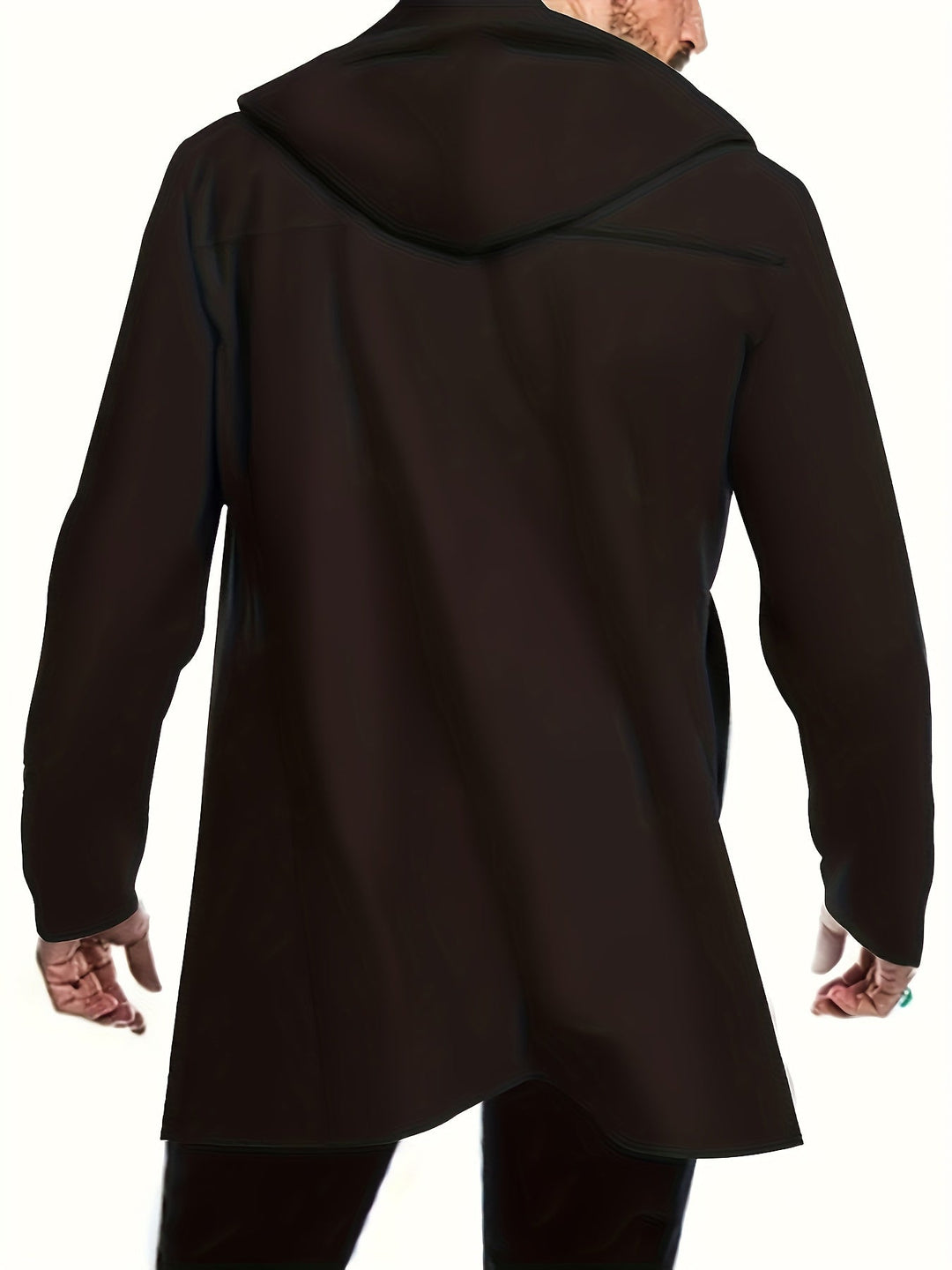 TWEED HOODED COAT FOR MEN