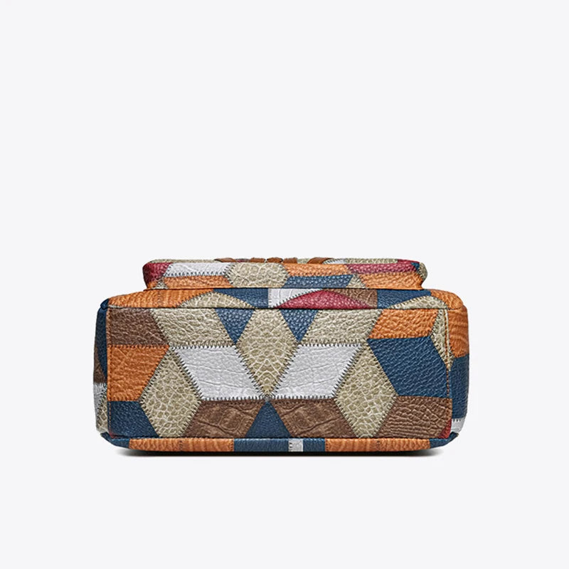BEAUMONT NICE | SAC PATCHWORK GÉOMÉTRIQUE POUR FEMMES