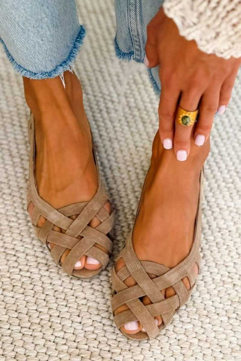 BEAUMONT NICE | SANDALES D'ÉTÉ TISSÉ POUR FEMMES