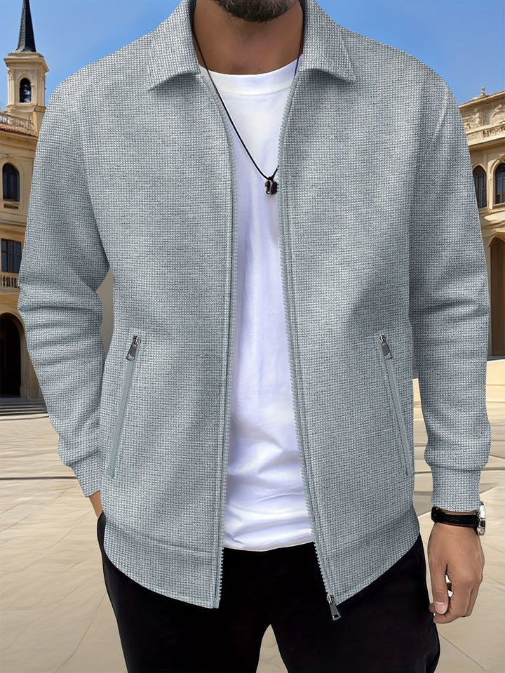SPORTS LAPEL ZIP JACKET FOR MEN