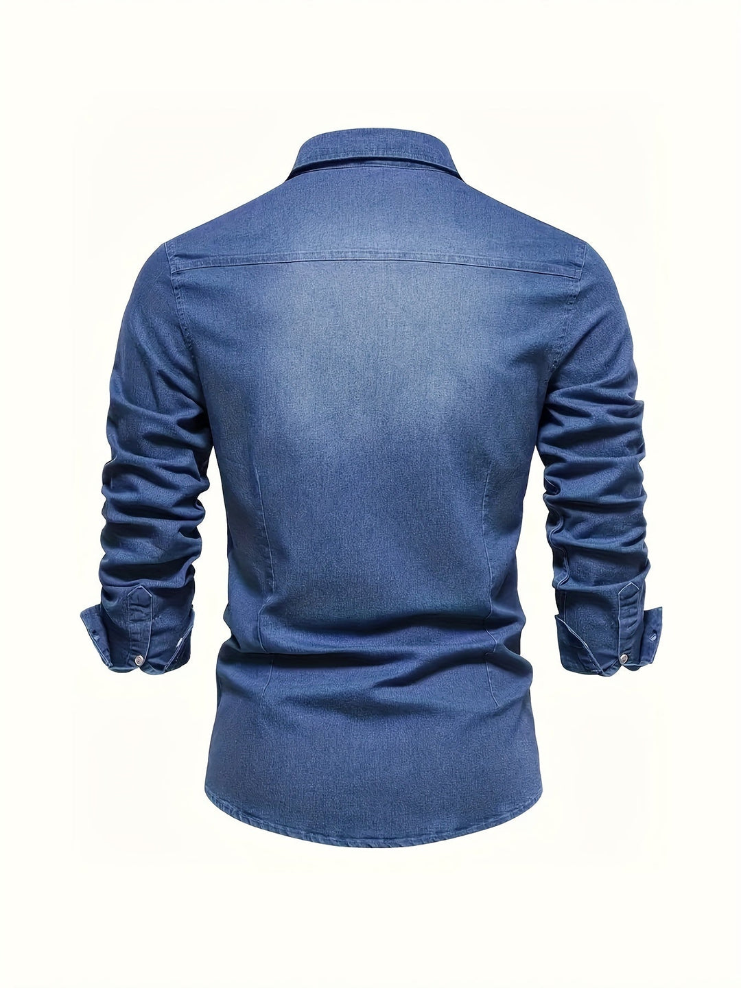 COTTON BLEND DENIM SHIRT FOR MEN