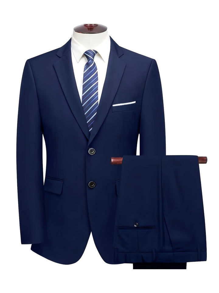 LAPEL SUIT SET FOR MEN