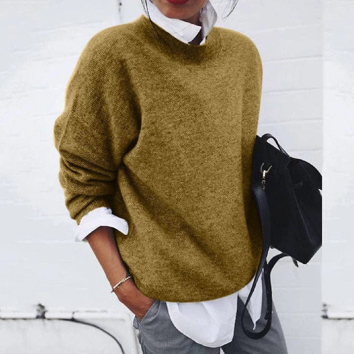 BEAUMONT NICE | PULL CLASSIQUE À MANCHES LONGUES POUR FEMMES