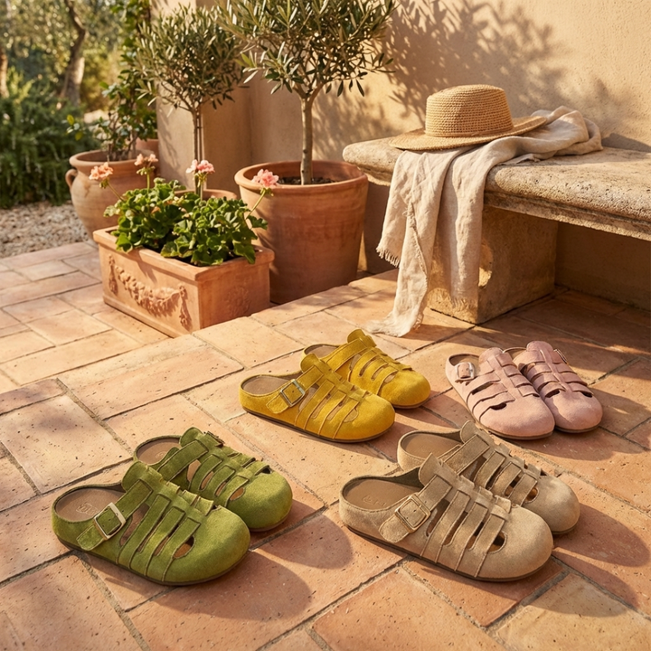 BEAUMONT NICE | SANDALES MULES AJUSTABLES POUR FEMMES