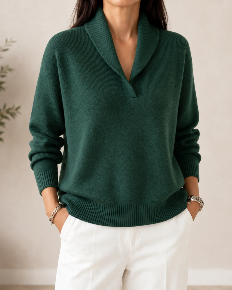 BEAUMONT NICE | PULL V-COL DÉTENDUE POUR FEMMES