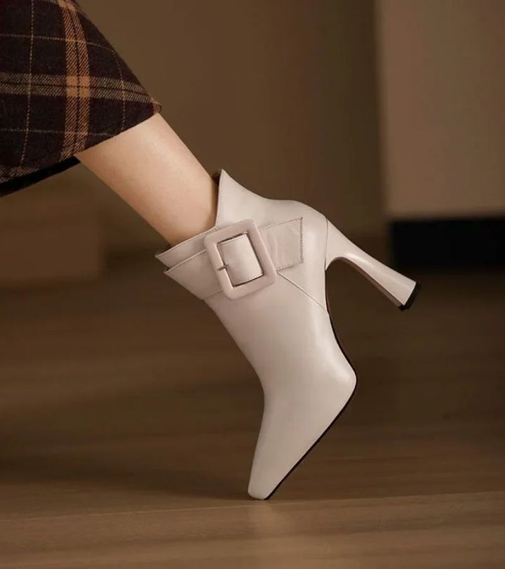 BEAUMONT NICE | BOTTINES À TALON ET BOUCLE POUR FEMMES