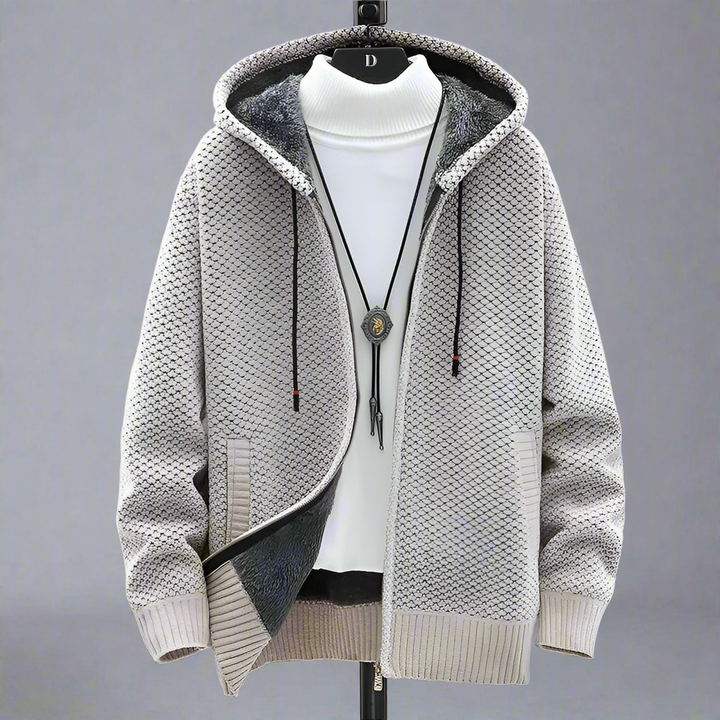 KNITTED HOODIE FOR MEN