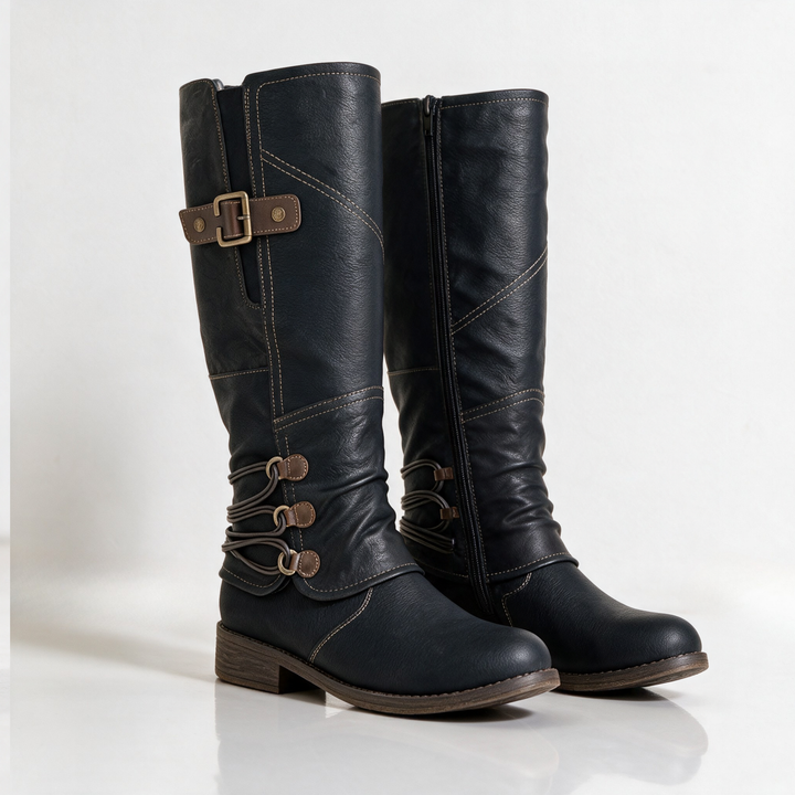 Maristel | Bottes cavalières orthopédiques à cordons