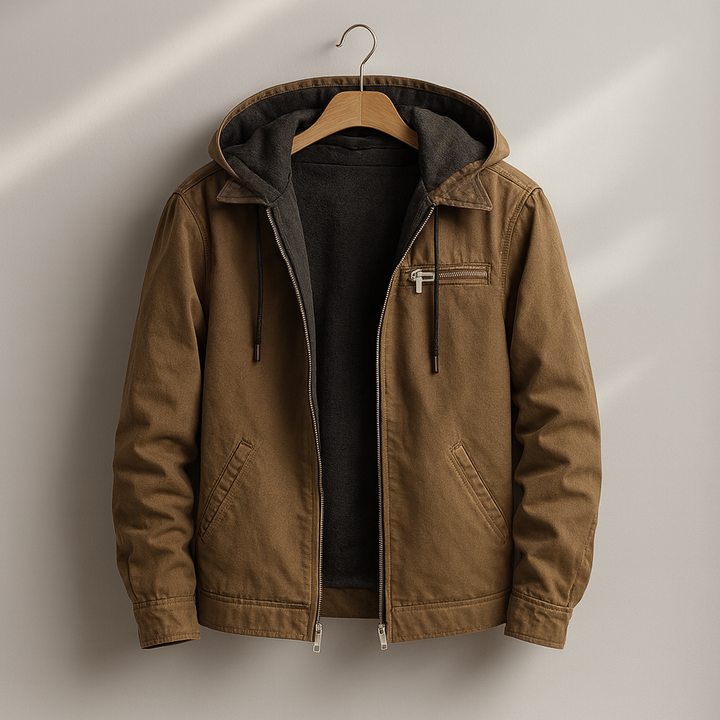 FLEECE-LINED JACKET FOR MEN