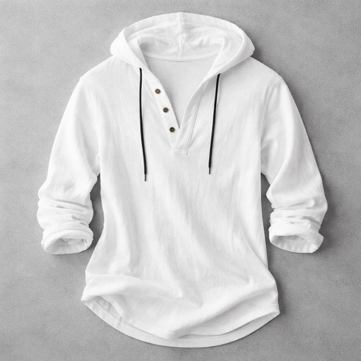 RELAXED HENLEY SHIRT FOR MEN