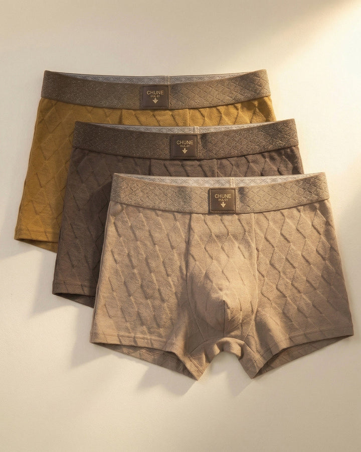 SOFT KNIT BOXER BRIEFS FOR MEN