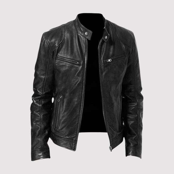 FAUX LEATHER JACKET FOR MEN