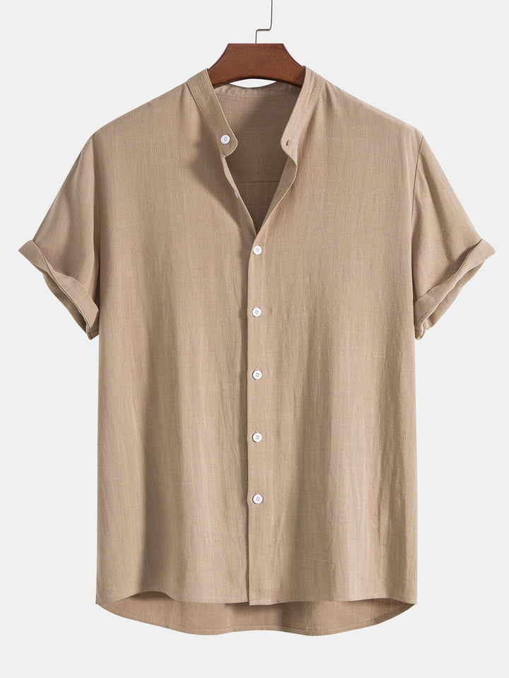 STAND COLLAR TWO PIECE SET FOR MEN