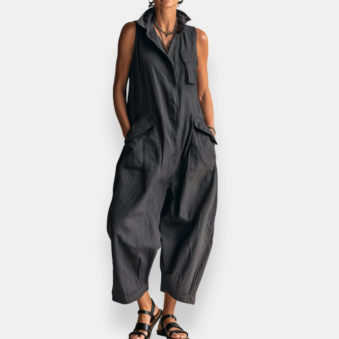 BEAUMONT NICE | COMBINAISON CARGO SANS MANCHES POUR FEMMES