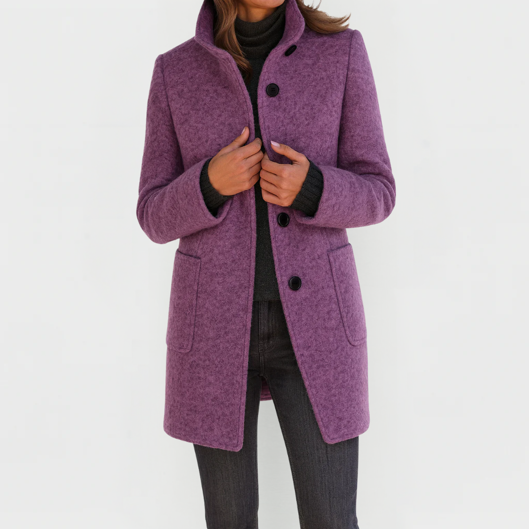BEAUMONT NICE | MANTEAU CINTRÉ À BOUTONS POUR FEMMES